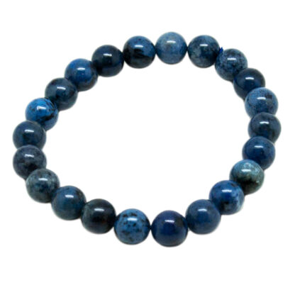 Dumortierite Bead Bracelet (8mm)