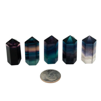 Rainbow Fluorite Tower (AA Grade)-1.25" - Image 6