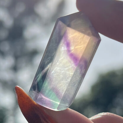 Rainbow Fluorite Tower (AA Grade)-1.25" - Image 12