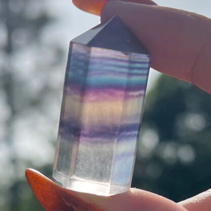 Rainbow Fluorite Tower (AA Grade)-1.25" - Image 11