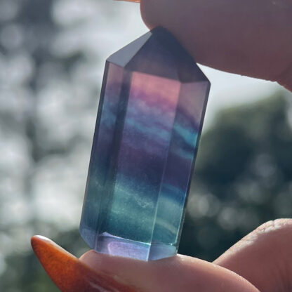 Rainbow Fluorite Tower (AA Grade)-1.25" - Image 9