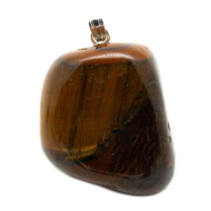 Tiger's Eye Tumbled Pendant-20mm