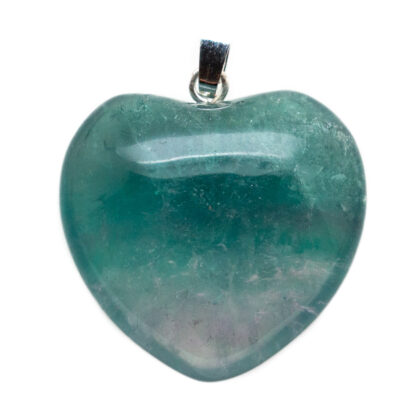 Fluorite Heart Pendant-25mm - Image 4