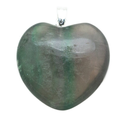 Fluorite Heart Pendant-25mm - Image 5