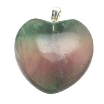 Fluorite Heart Pendant-25mm - Image 3