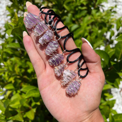 Amethyst Rough Vortex Pendant (0.25-0.5") - Image 4