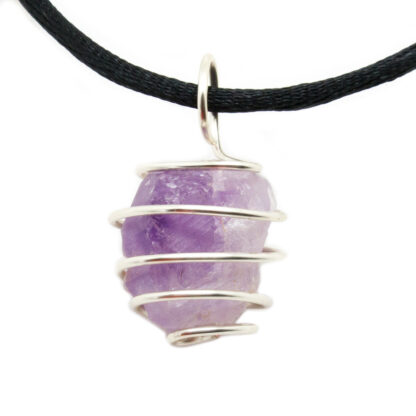 Amethyst Rough Vortex Pendant (1-1.5")