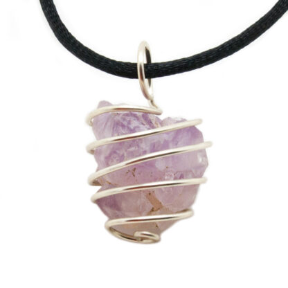 Amethyst Rough Vortex Pendant (1-1.5") - Image 3