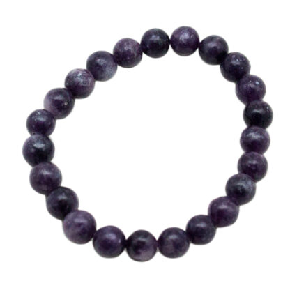 Lepidolite Bead Bracelet (8mm)