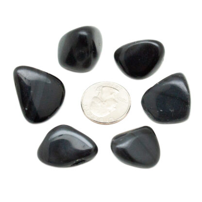 Rainbow Obsidian Tumbled Stone-1" - Image 5