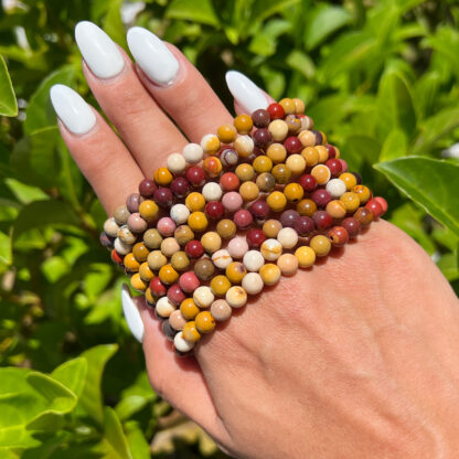 Mookaite Bead Bracelet (6mm) - Image 5