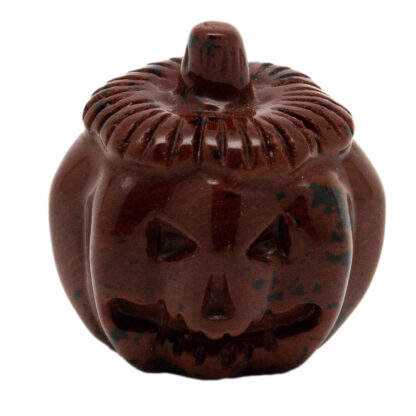 Mahogany Obsidian Pumpkin Carving-1.5"