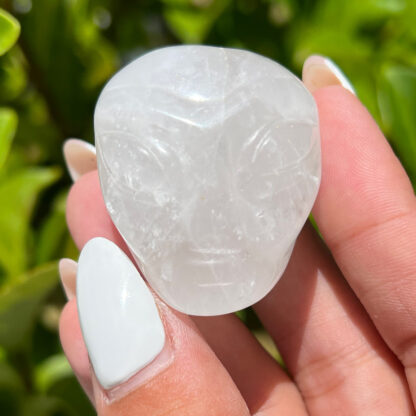 Quartz Alien Head Carving - Image 6