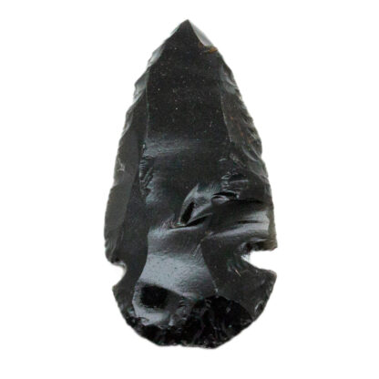 Black Obsidian Arrowhead Carving-2" - Image 3