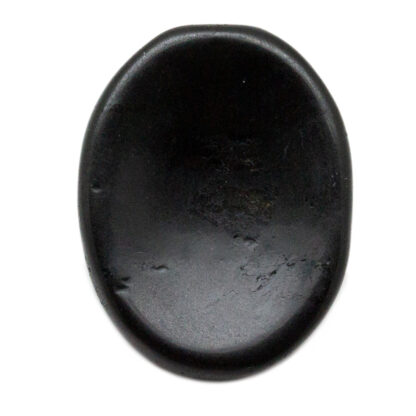 Black Tourmaline Worry Stone-40mm