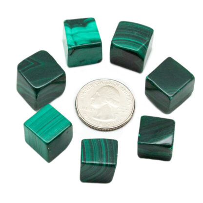 Malachite Cube (0.5") - Image 3