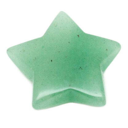 Green Aventurine Star Carving (30mm) - Image 2