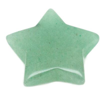 Green Aventurine Star Carving (30mm) - Image 3