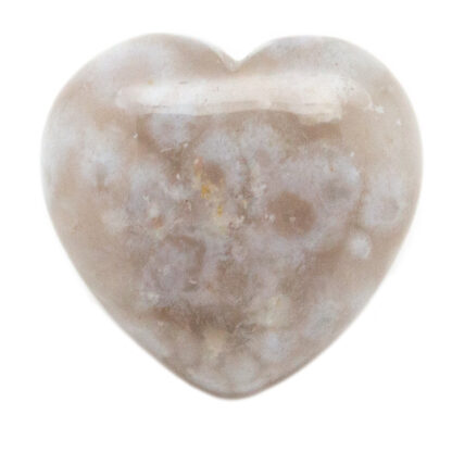 Flower Agate Heart (25-30mm) - Image 3