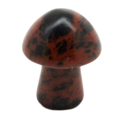 Mahogany Obsidian Tiny Mushroom - Image 3