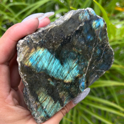 Labradorite Partially Polished Display Piece - Image 5