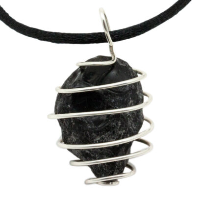 Black Obsidian Vortex Pendant (1-1.5") - Image 5