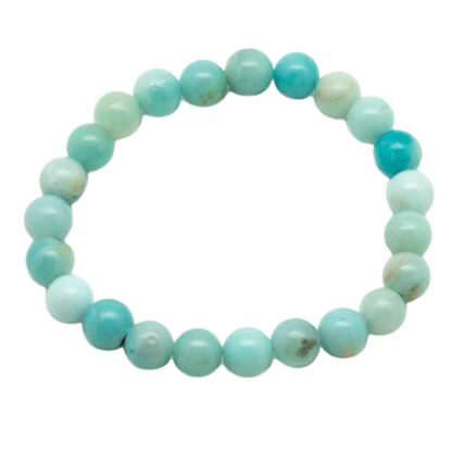 Amazonite Bead Bracelet (8mm) - Image 3