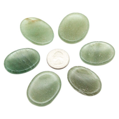 Green Aventurine Worry Stone (35-40mm) - Image 4