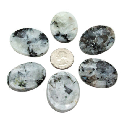 Rainbow Moonstone Worry Stone (35-40mm) - Image 4