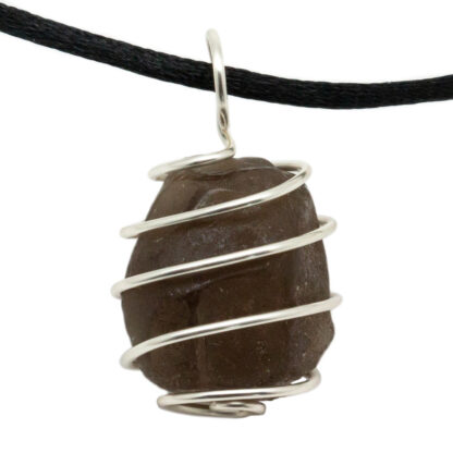 Smoky Quartz Rough Vortex Pendant - Image 2