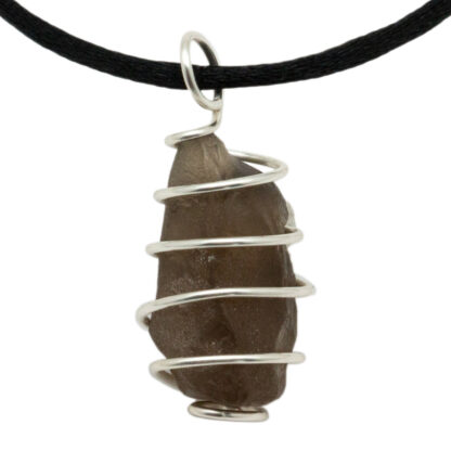 Smoky Quartz Rough Vortex Pendant - Image 3