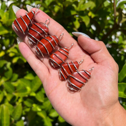 Red Jasper Vortex Pendant - Image 4