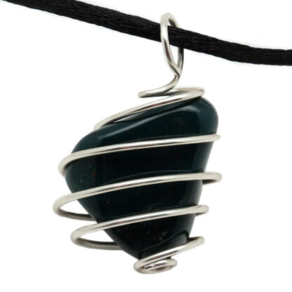 Bloodstone Vortex Pendant