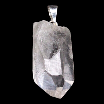 Clear Quartz Rough Point Pendant  (1-1.5”) - Image 4