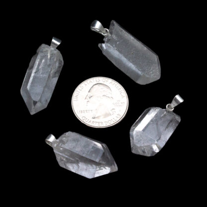 Clear Quartz Rough Point Pendant  (1-1.5”) - Image 5