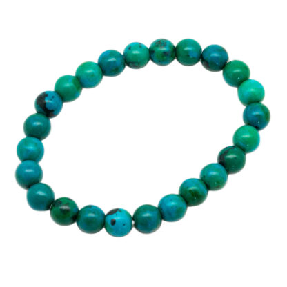 Chrysocolla Bead Bracelet (8mm)