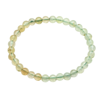 Prehnite Bead Bracelet (6mm) - Image 3