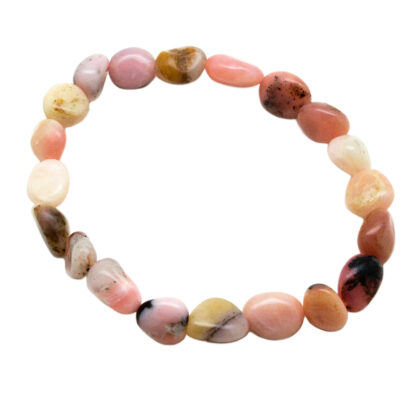 Pink Opal Tumbled Bracelet