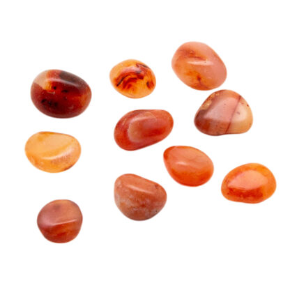 Carnelian Tumbled Stone Set (10-15mm)