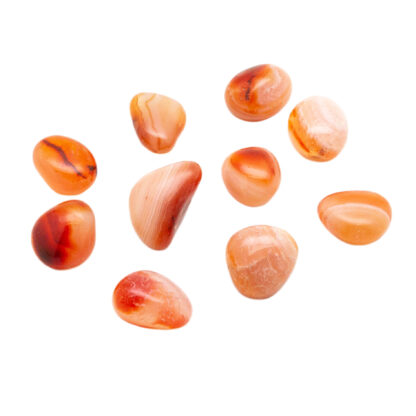 Carnelian Tumbled Stone Set (10-15mm) - Image 2