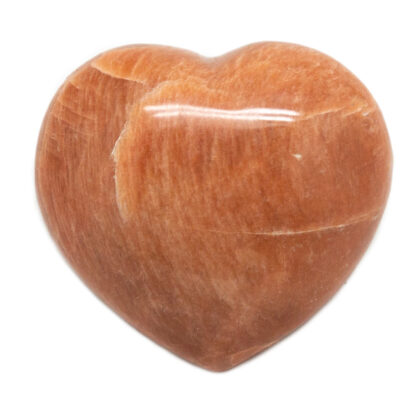 Peach Moonstone Heart (30-40mm) - Image 2