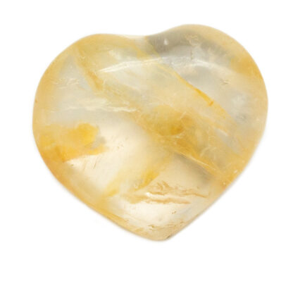 Golden Healer Quartz Heart (30mm)