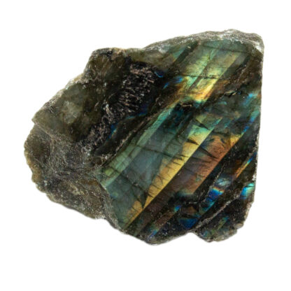 Labradorite Partially Polished Slab (2-3")