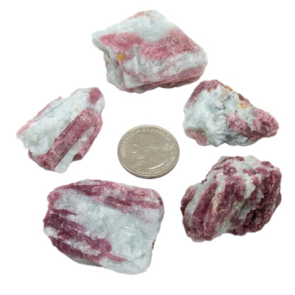 Pink Tourmaline in Matrix Rough(1.5-2") - Image 4