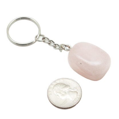 Rose Quartz Keychain - Image 4