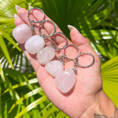 Rose Quartz Keychain - Image 5