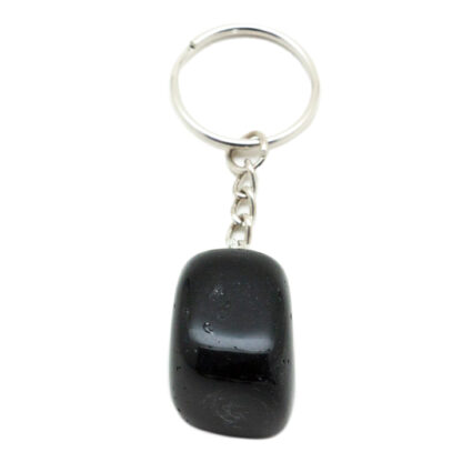 Black Obsidian Keychain