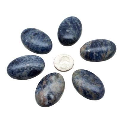 Sodalite Palm Stone (40x30mm) - Image 4