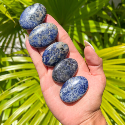 Sodalite Palm Stone (40x30mm) - Image 5