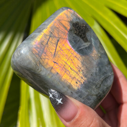 Labradorite Orange Flash Polished Freeform - Image 2